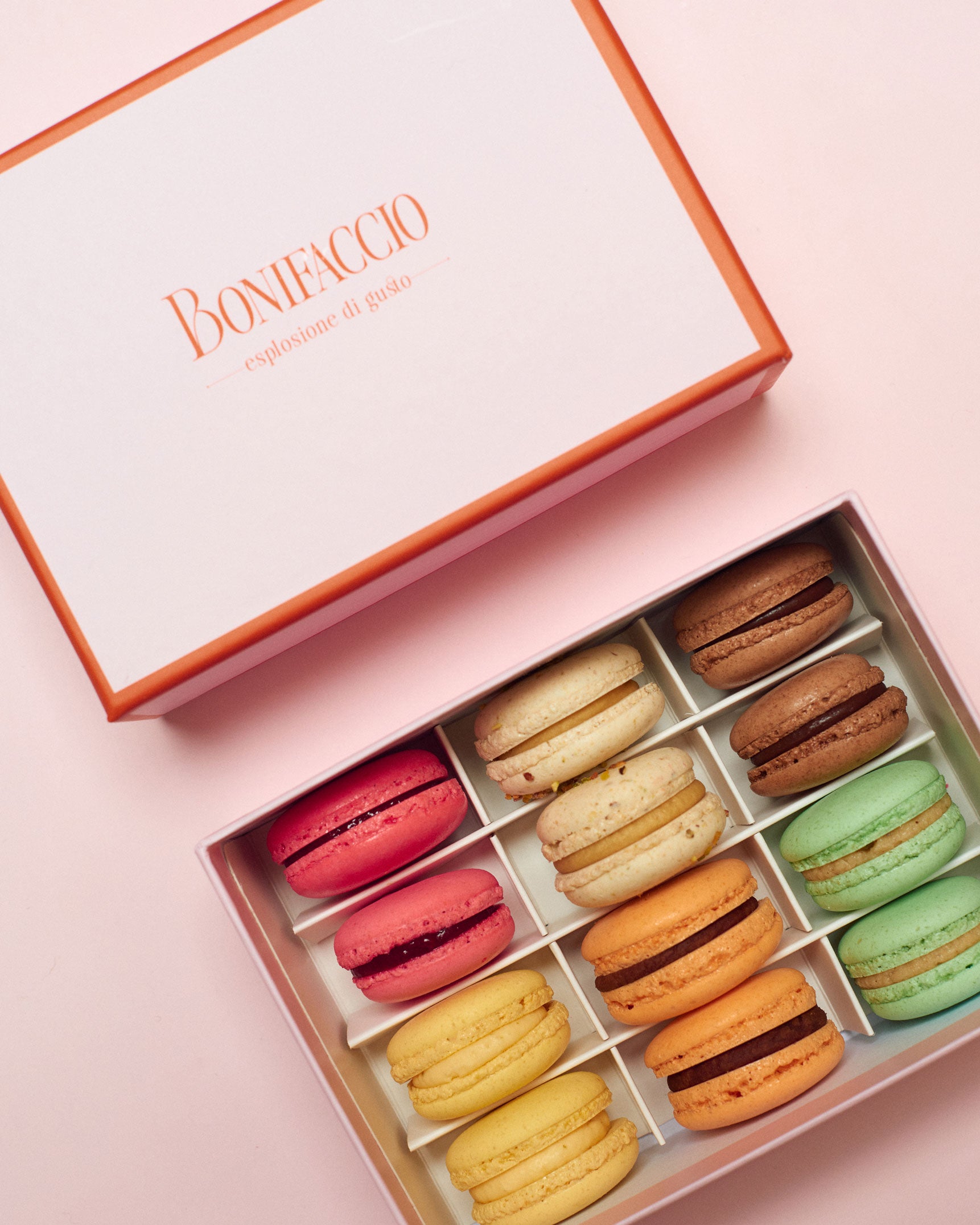 Caja Variada de 12 Macarons