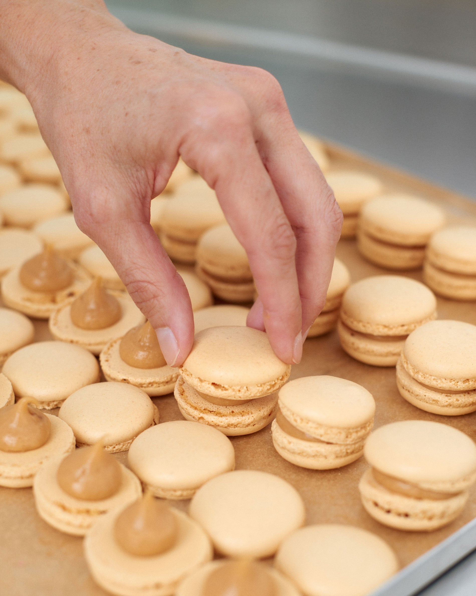 Macaron de Caramelo con Sal